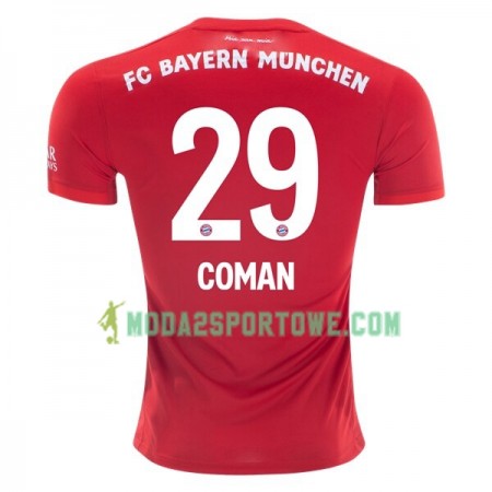 Koszulka Bayern Monachium Kingsley Coman 29 Domowe Stroje Piłkarskie 2019/20 Krótki Rękaw